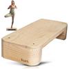 TWR ONLY WOOD Piattaforma per Esercizi Step Legno Marrone in Legno 1 Livello 68x29x14 cm Capacità 150 kg