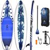 Skiffo - Paddle Board gonfiabile Lui 10'8 - Stand Up Paddle Board per gli uomini - Borsa durevole per il trasporto su ruote, guinzaglio- 10'8x33 x6 - 294l