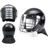 WLXW Casco Tattico Antisommossa, Casco da Ciclismo, con Maschera in Rete Metallica con Visiera Trasparente, Cosplay da Combattimento di Paintball,H