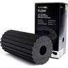 BLACKROLL® FLOW fascia roller - l'originale (durezza media) - rullo automassaggio con doppio effetto per la fascia - in nero