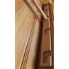 Generic Barra per trazioni con telaio in legno regolabile a 5 livelli, 3 colori
