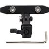 Honseadek Supporto per luce da sella per bicicletta compatibile con Trek Bontrager faro in lega di alluminio ABS supporto nero leggero 35g ciclismo per accessorio bici
