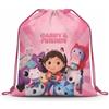 ILS I LOVE SHOPPING Sacca Sportiva con manici e tasca per Bambino, Borsa Coulisse Zaino per Asilo, Palestra, Piscina, Viaggio, Portascarpe GABBY