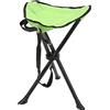 Alomejor Sgabello per Treppiede per Esterni 200KG Sedia per Treppiede con Cuscinetti di Carico a 3 Gambe Sedia Pieghevole Portatile per Picnic da Campeggio(Verde)