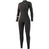 Mystic Womens Dazzled 5/3 Back Zip Wetsuit 2023 - Black 220096 XS