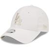 New Era Los Angeles Dodgers MLB Metallic Logo White 9Forty Adjustable Women cap - One-Size