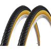 ECOVELO 2 COPERTONI 26 X 1 3/8 (37-590) Pneumatici Nero para per Bici Bicicletta Olanda Olandese City Bike Vintage