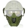 NOGA Nuova pistola tattica air gun paintball ferro mezzo maschera CS fionda uso veloce (od)