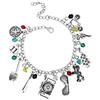 WXNSDJ Cose Collane Alphabet Light Wall Monster 11 Lettera Serpenti Charms Pendente Lady Cosplay E Gioielli per Film di Halloween