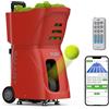 PUSUN PT-Smart - Macchina per palline da tennis: allenamento di livello professionale con controllo tramite app intelligente, 12 modalità di servizio e funzione palla casuale, portatile, alimentato a