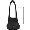 Oniissy Supporto luce per, compatibile con DOGMA F/F9/F7/F5/X9/7, staffa di supporto per reggisella ABS per luci di tipo C, design ad apertura orizzontale, nero (B-nero)