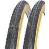 ECOVELO 2 Copertoni 700 X 32 28 x 1 5/8 x 1 1/4 (32-622) NeroPara Per City Bike, Stradale, Trekking, Vintage | Pneumatici Stradali Neri In Gomma Bici