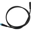 Dolvitrny Ebike Display cavo connettore 2/3/4/5 pin impermeabile segnale prolunga per e per sistemi compatibili Julet, lunghezza 80 cm, plastica + acciaio (4 pin femmina-maschio)
