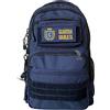ALGI Zaino Tattico Xsmall con Molle 25 Litri Blu Navy + patch GUARDIA GIURATA