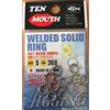 エヌティースイベル(N.T.SWIVEL) Ten Mouth Solid Ring N5 368LBS Saltwater Assist Hook Jigging Spinning Slow Pitch