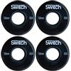 Switch Ruote di ricambio per pattini in linea, 59 mm, colore nero