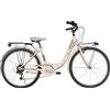 Velomarche Bazam - Bicicletta da Ragazza Monotubo Lazy Days 24, Cambio Monomarcia 1V, Telaio in Acciaio, Taglia 38, Beige