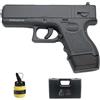 ECOMMUR Galaxy G16 (molla) | Pistola Airsoft calibro 6 mm + valigetta + munizioni sfere in PVC (potenza: 0,23 joule)