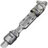 Eawfgtuw 5 pezzi in acciaio inox mulinello da pesca piastra supporto ruota regolabile per fai da te costruzione canne da mare leggere resistenti alla ruggine 12,5 x 2,3 cm