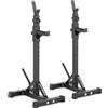 Cipriani Sport Rack Palestra Regolabile per Bilanciere, Squat Rack Acciaio con Supporti Altezza Regolabile, Porta Pesi Casa