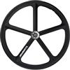 HZXQCVB 700C Bicicletta A Scatto Fisso Ruote Anteriori E Posteriori 5 Raggi Set Di Ruote In Lega Di Magnesio Freno V 100/120mm Mozzi Per Velocità Singola(700C Rear)