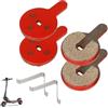 VOLOHAS Pastiglie freno per Kukirin G2 Pro, Kukirin G2 Max, Dualtron Togo, Hitway H5 Urbanglide AllRoad, cuscinetti per freni a disco, scooter, accessori (2 paia)