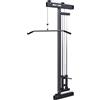 Gorilla Sports® Stazione LAT Machine - Montaggio a Parete, Carico Massimo 300 kg, incl. Lat Pull Bar e 2 Chiusure a Molla - Pulldown Cavo, Macchina per Cavi, Cable Tower, Allenamento, Palestra