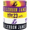 FANwenfeng Basket LJ Ritratto Braccialetto Numero 23 Silicone Parola Inspirational Sport Wristband 5 Pezzi