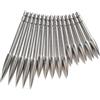 AMEYXGS 12pcs Tiro con L'Arco Inserto Punte di Freccia in Acciaio Inossidabile Broadheads Freccia di Testa 80/100/120/130/150/170/200/230 Grain per frecce ID 4.2mm (Tipo 1, 100gr)