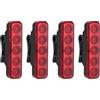 Tixqeaif Luce Posteriore per Bicicletta LED Multi-modalità di Ricarica Mountain Bike Luce Posteriore Ad Alta Luminosità Attrezzatura per Ciclismo