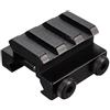 Gexgune Supporto riser per binario P.icatinny a 3 slot da 0,5 pollici (1/2) - Mini blocco riser in lega di alluminio