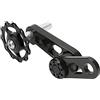 Socobeta Tendicatena a Singola velocità Tendicatena per Bicicletta Pieghevole in Lega di Alluminio Tendicatena per Bicicletta per Bicicletta(Nero)