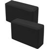 Generic Blocco per pilates, 2 elastici, in schiuma EVA antiscivolo, strumento di supporto per esercizi, allenamento, meditazione, squat, verticale, yoga, palestra, sport, principianti, avanzato