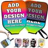 Uoffice5 Custodia personalizzata per paddle pickleball con design You Photo Text personalizzato protezione per racchetta in neoprene con tasca e tracolla per manico si adatta alla maggior parte delle