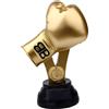 Huadafun Incisione Gratuita Trofeo Guanto da Boxe Personalizzato - Coppa Boxe su Misura per Club, Gym, Casa o Ufficio - Regalo Campione,d'oro