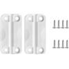FRTmvg Cerniere di ricambio per refrigeratore Igloo (set da 2) - Adatto per ghiacciaie da 25-165 litri - Include 8 viti in acciaio inossidabile - Kit di cerniere in plastica resistente