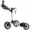 tour made RT-140/150 & 160 Carrello da Golf Pieghevole I Carrello da Golf a Spinta a 3 Ruote I Carico utile Fino a 25 kg I qualità di Marca Tedesca I Numerosi Accessori Inclusi (160-SILVER-BLACK)
