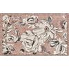 BIANCHERIAWEB Tappeto Arredo Salotto Antiscivolo Scendiletto Camera Dis. Aster By Suardi 175x240 Rosa