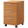 Miroytengo, cassettiera per camera da letto, ufficio, 3 cassetti, colore ciliegia, 42x68x35 cm, stile moderno