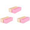 Oladfiop 3X 1200G DIY Sapone Sapone in Legno Scatola di Silicone Fodera Rettangolare Pagnotta Swirl Sapone Strumento di Stampo DIY Sapone Candela Stampo Strumento di Costruzione di Stampi