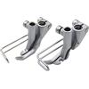 ckpsms Marca -2SET # GCKP367LN + GCKP367RN Piedino per Cerniera Destra e Sinistra Compatibile con la Macchina per Cucire Adler 367, 467, 669,767 (GCKP367LN + GCKP367RN)