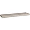 5 five simply smart 5five - Mensola a muro Fixy, effetto rovere grigio - 80 x 23,5 cm, fissaggi invisibili, supporta 15 kg - Per soggiorno, camera da letto, ufficio