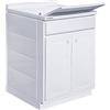 Trioplast Yellowshop - Mobile Pilozza Lavatoio Lavapanni Lavanderia Due Ante In Resina Da Esterno Ed Interno Bianco Cm 60x60 e 60x50 Altezza 84 (Cm L.60 x P.60 x H.84)