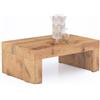 Mobili Fiver, Tavolino Evolution 90x60, Rovere Rustico, Nobilitato, Tavolino da Salotto Moderno per divano, Made in Italy