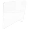 Operitacx Cavalletto da Pittura in Acrilico Trasparente Inclinato, Supporto per Tavole da Disegno, Tavolo da Pittura Antimacchia per Artisti e Hobbisti, Leggero e Portatile per Studio