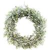 XONE Ghirlanda Corona Classic innevata con pigne 60cm in PE