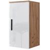 Vicco Mobile bagno Irma, Bianco lucido/Rovere, 30 x 59 cm