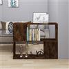 Generico Libreria/Divisorio Rovere Fumo 80x24x63 cm,Mobili,Scaffalature,Librerie-826644