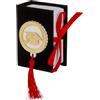 Doni Bomboniere Laurea 6PZ Scatolina A Forma di Libro Portaconfetti Idee Regalo Complete Originali Economiche