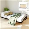 WallBedking Letto a Scomparsa Orizzontale Classic 190 x 120 - Meccanismo a Pistone a Gas, Supporta fino a 300kg, Design Salva-spazio, Montaggio Facile, Compatibile con Materassi (Spessore Fino a 30cm)